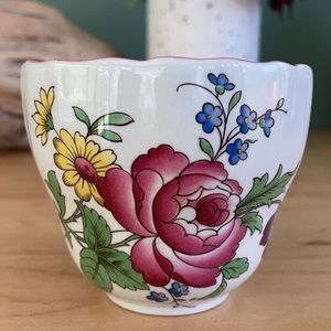 Spode Marlborough Sprays Floral Coffee Tea Cup Rose